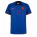Netherlands Steven Berghuis #11 Replica Away Shirt World Cup 2022 Short Sleeve